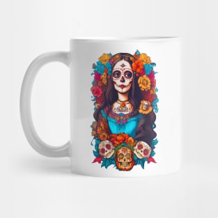 Sugar Skull Halloween, Dia de los Muertos Mug